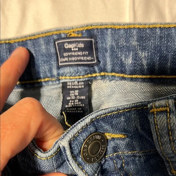 GAP Blue Straight-Leg Jeans Classic Denim boys size 10 - Picture 6 of 11